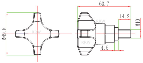 Guide Rail Brackets Knob