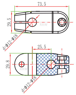 Photocell Cross Clamp