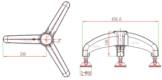 Support Base for Tubes