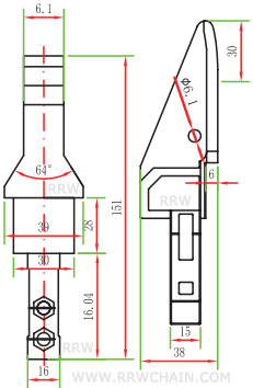 Chain Inlet Guide Shoe