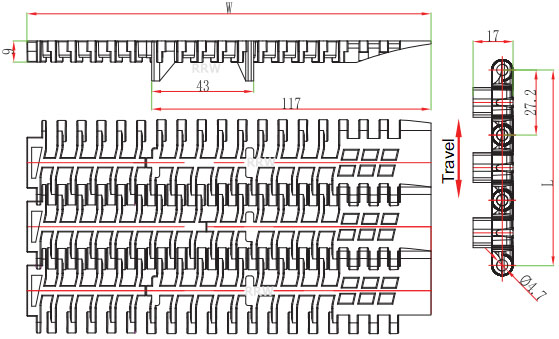 S 900 Dynamic Transfer Modular Belts