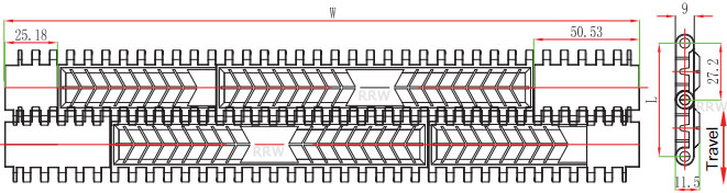 S 900 Y-003 Supergrip with Rubber Friction Top Belts