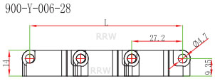 S 900 Y-006-28 Mold to Width Raised Rib Modular Belts