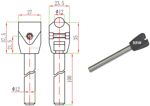 Guide Rail Clamps Single