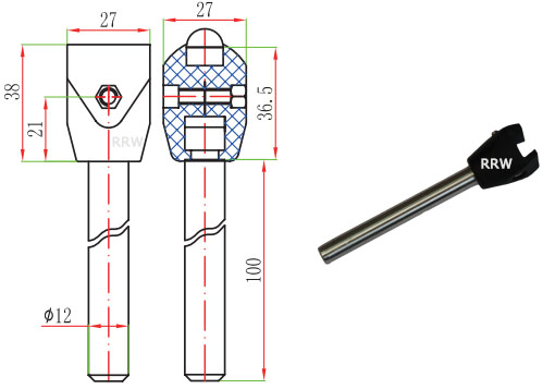 Guide Rail Clamps Single B14