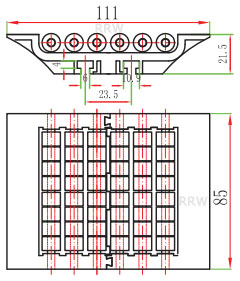 Modular Transfer Roller Plate End Transfer Module