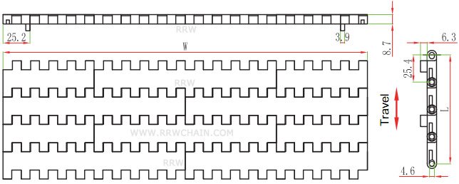 R-1000 Modular Belts 1600