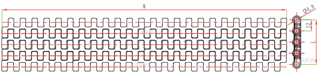 Modular Belts 1505 12.0 mm