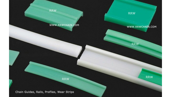 UHMWPE Wear Strips Profiles Chain Belt Guides Supports