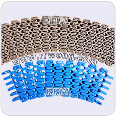 Modular Belt Flex SNB C Spiral Running 1 Inch Pitch 25.4mm Grid Top Flat Top